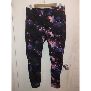 Hot Topic HT Denim Galaxy Allover Print Hi Rise Super Skinny Jeans size …